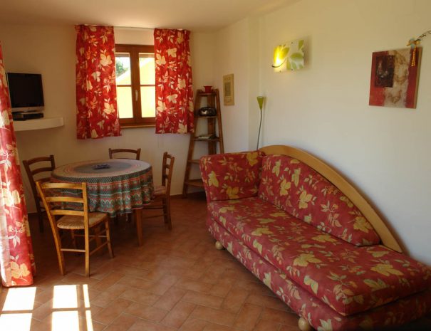 il soggiorno di Livia's home